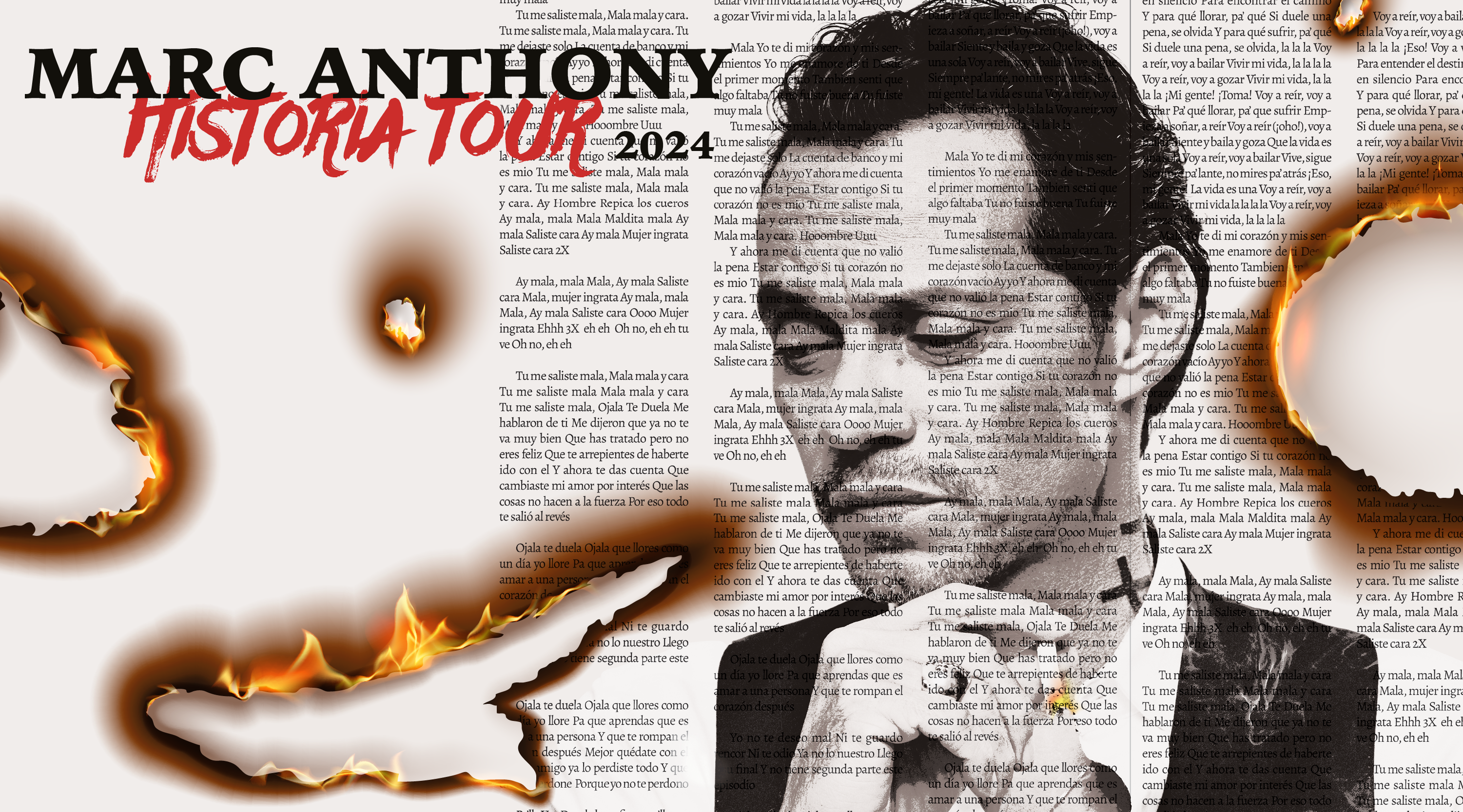 Concierto Marc Anthony - Madrid WiZink Center - Historia Tour España 2024
