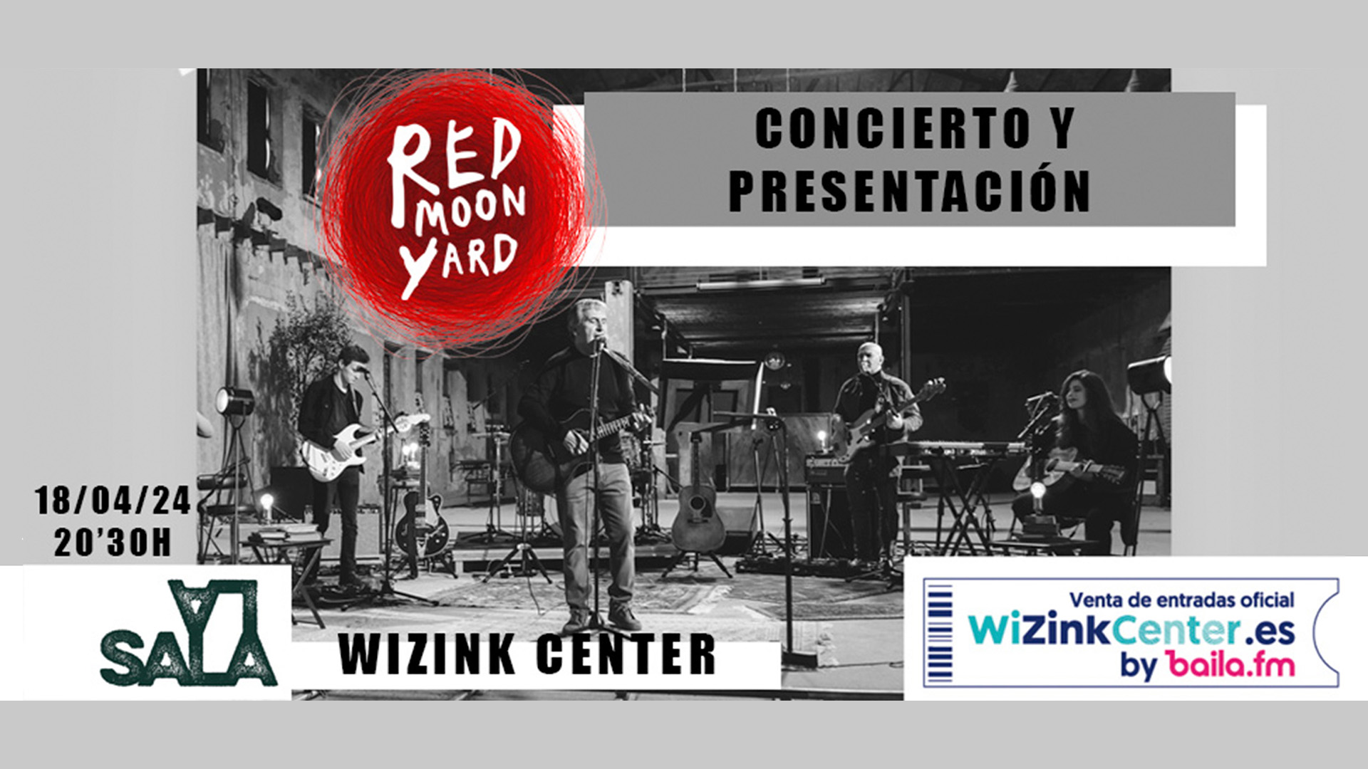 Concierto Red Moon Yard - Madrid - La Sala del WiZink Center de Madrid - Red Moon Yard en La Sala del Wizink Center