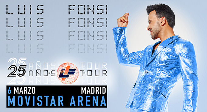 Concierto Luis Fonsi - Madrid - WiZink Center de Madrid - 25 Años Tour
