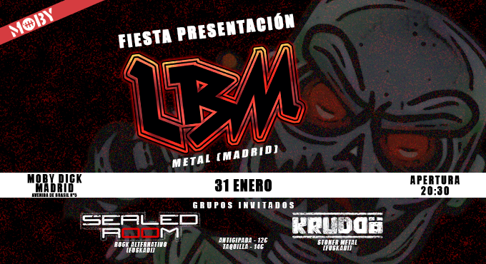 Concierto LBM en la Sala Moby Dick | Entradas oficiales