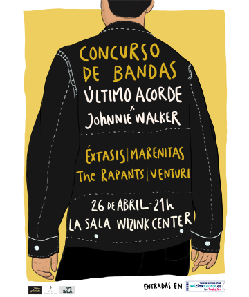 Concierto Concurso de bandas Último acorde x Jhonnie Walker - Madrid - La Sala del WiZink Center de Madrid - Concurso de bandas Último acorde x Jhonnie Walker en La Sala del Wizink Center