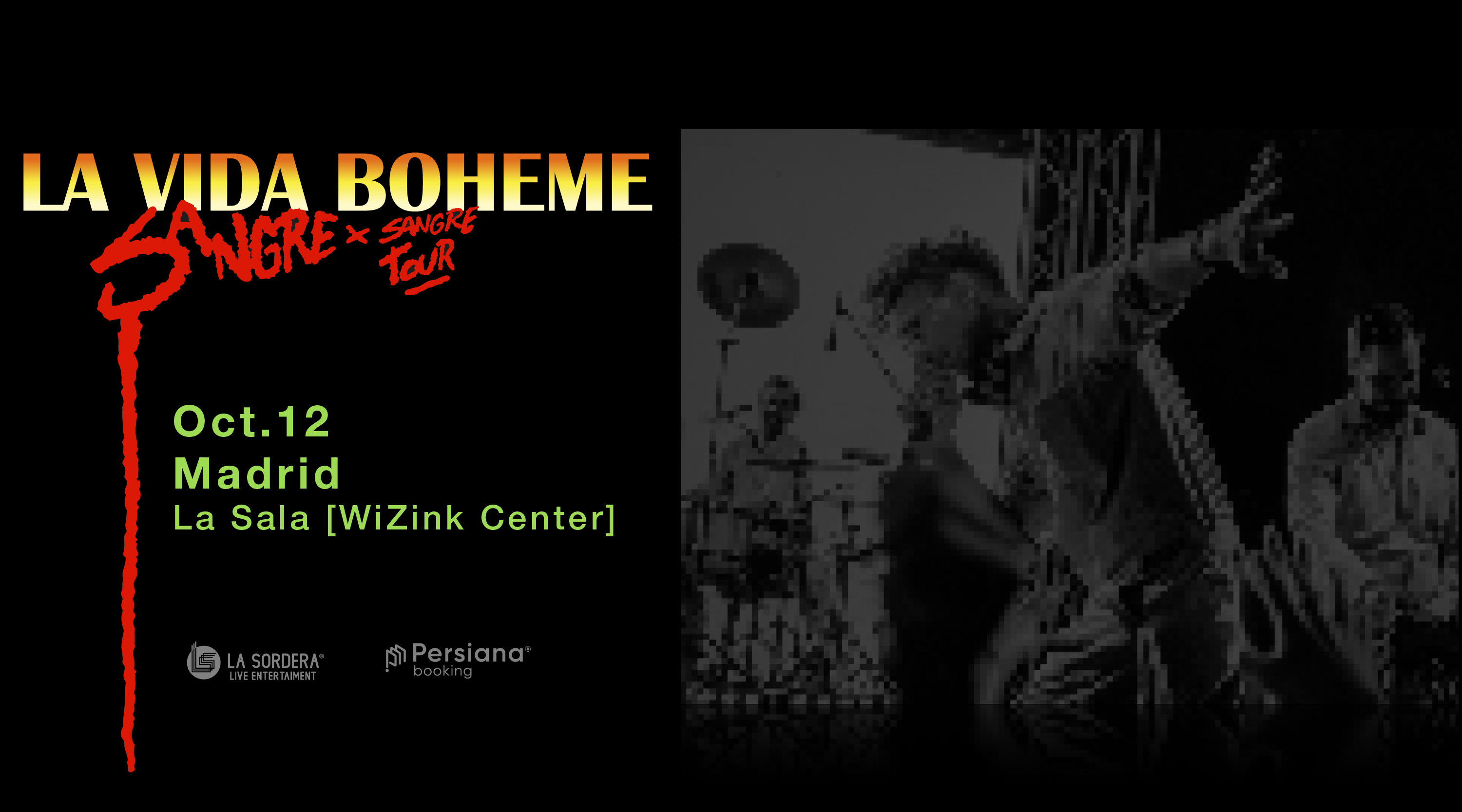 Concierto La Vida Boheme - Madrid - La sala del WiZink Center de Madrid - La Vida Boheme en La Sala del Wizink Center