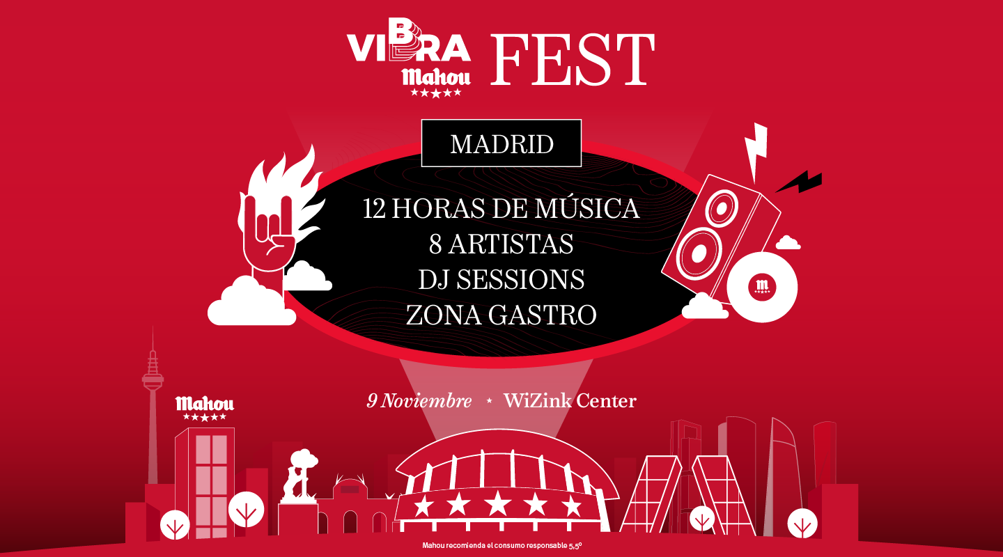 Concierto Vibra Mahou Fest - Madrid WiZink Center