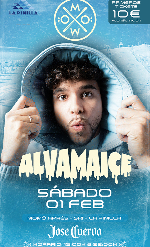 Alvama Ice: Concierto en Momo Apreski - La Pinilla, 1 de febrero de 2025 | Entradas Oficiales