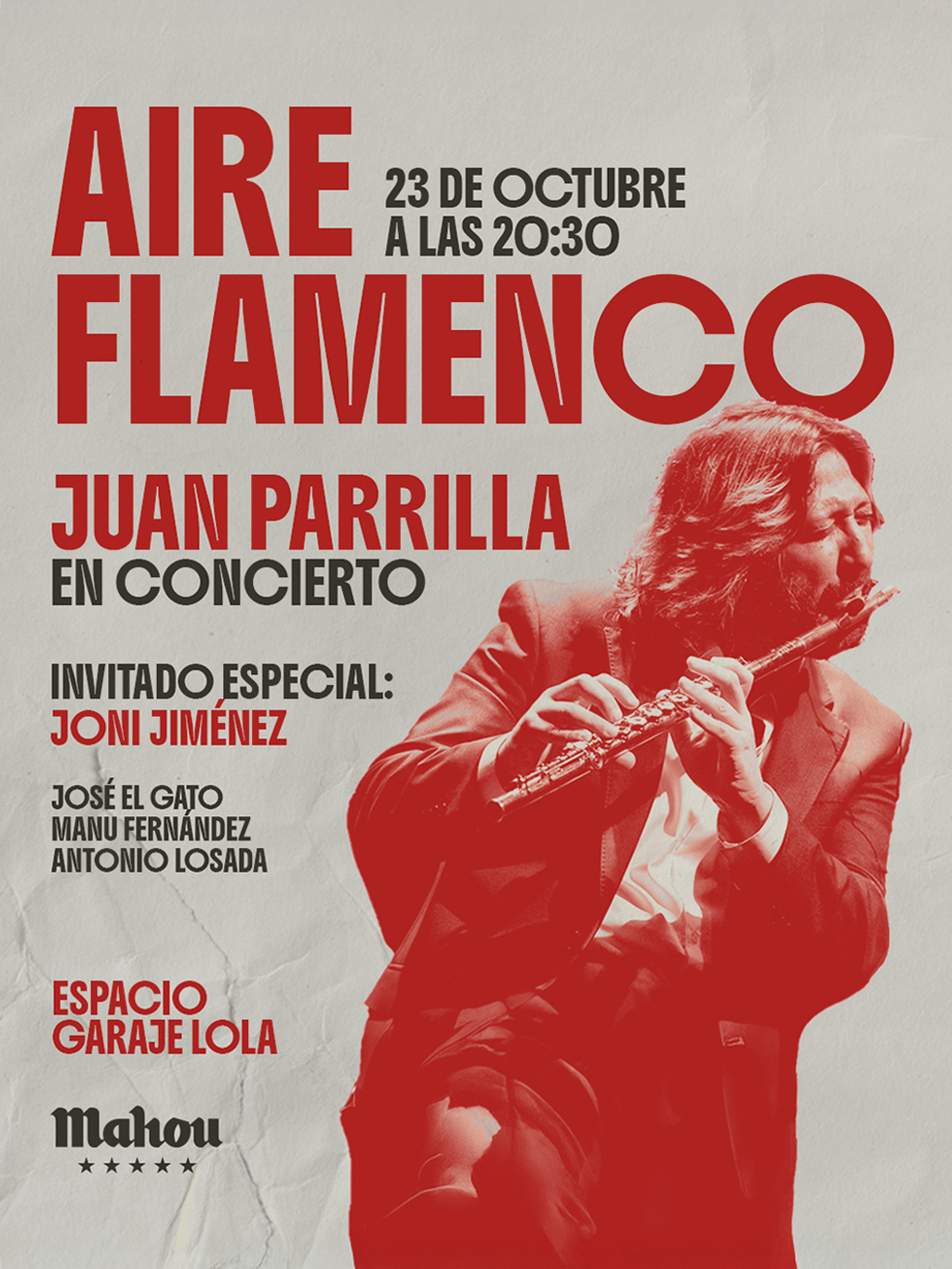 Juan Parrilla: Concierto en Garaje Lola Madrid, 23/10/2025 | Entradas Oficiales