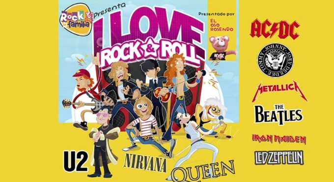 I LOVE ROCK AND ROLL LUGO