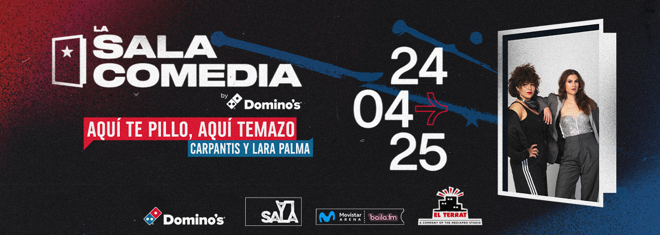 Carpantis y Lara Palma: Show en La Sala de Movistar Arena, 24 de abril de 2025 | Entradas Oficiales