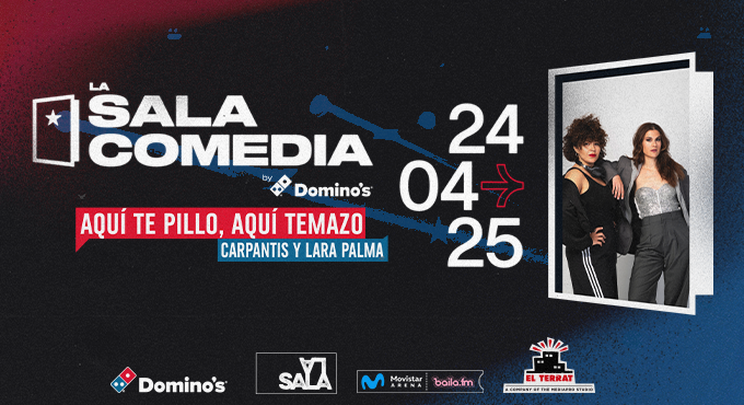 Carpantis y Lara Palma: Show en La Sala de Movistar Arena, 24 de abril de 2025 | Entradas Oficiales
