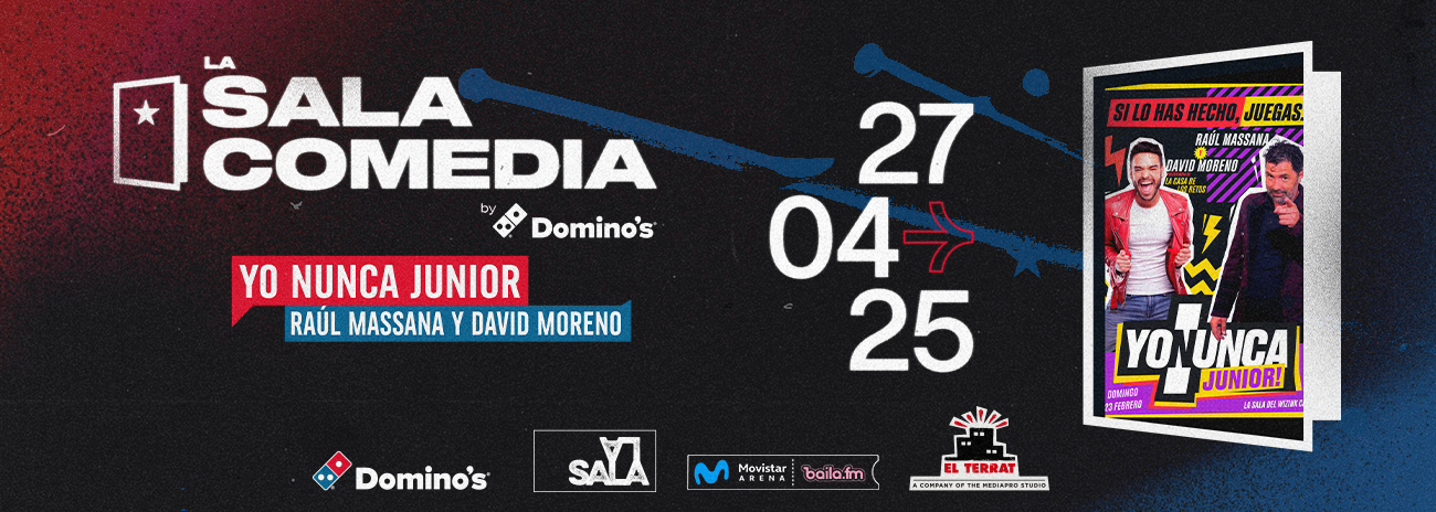 Yo Nunca Junior: Show en La Sala del Movistar Arena, 27 de abril de 2025 | Entradas Oficiales