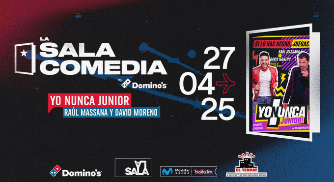 Yo Nunca Junior: Show en La Sala del Movistar Arena, 27 de abril de 2025 | Entradas Oficiales