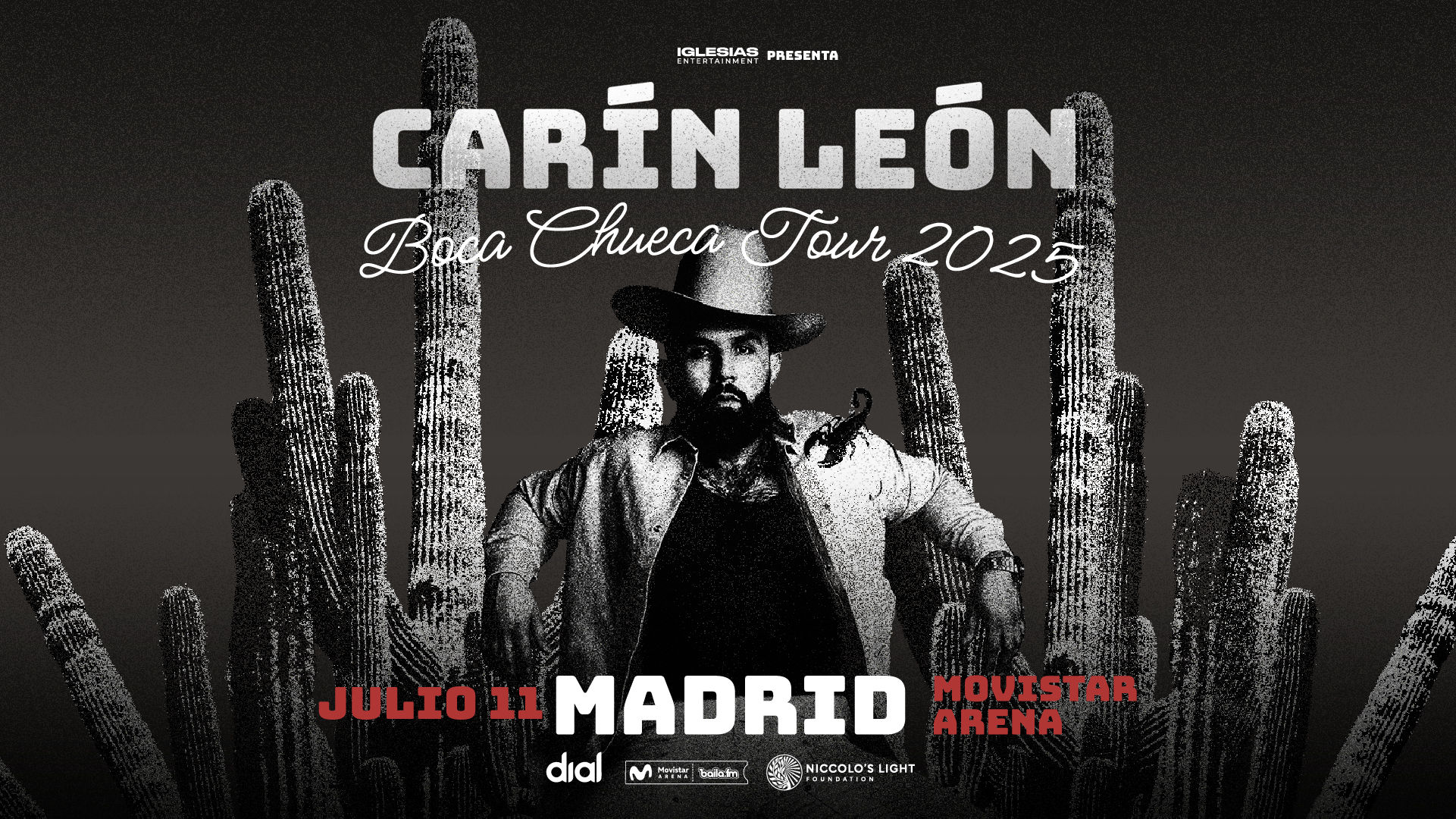 Carín León: Concierto en Madrid, 11 de julio de 2025. | Entradas Oficiales
