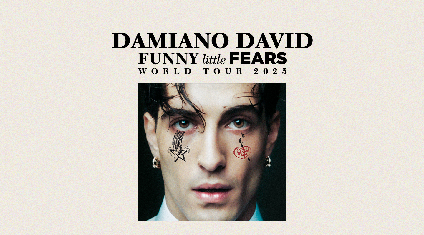 Damiano David: Concierto en Movistar Arena - Madrid, 22 de septiembre de 2025 | Entradas Oficiales