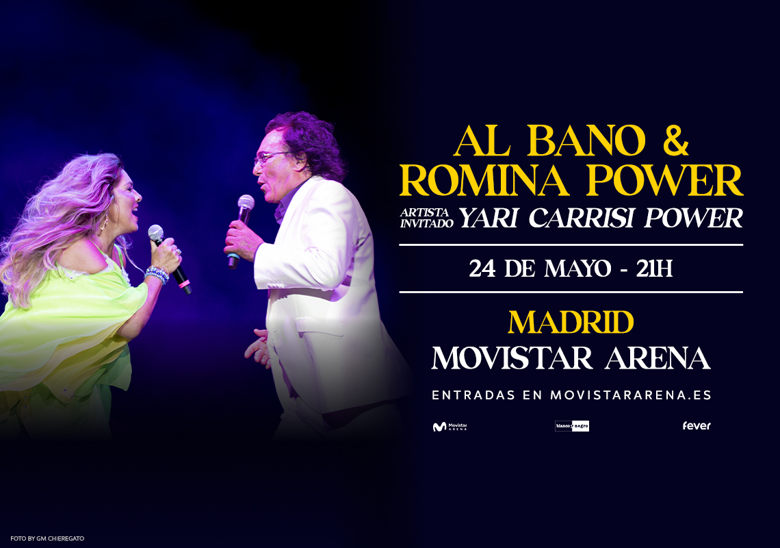 Al Bano y Romina Power en concierto en Madrid | Entradas en baila.fm