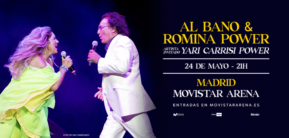 Al Bano y Romina Power en concierto en Madrid | Entradas en baila.fm