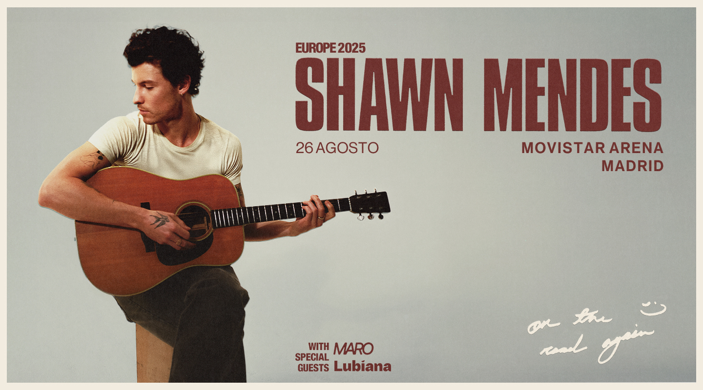 Entradas oficiales para Shawn Mendes en Madrid 2025 | baila.fm