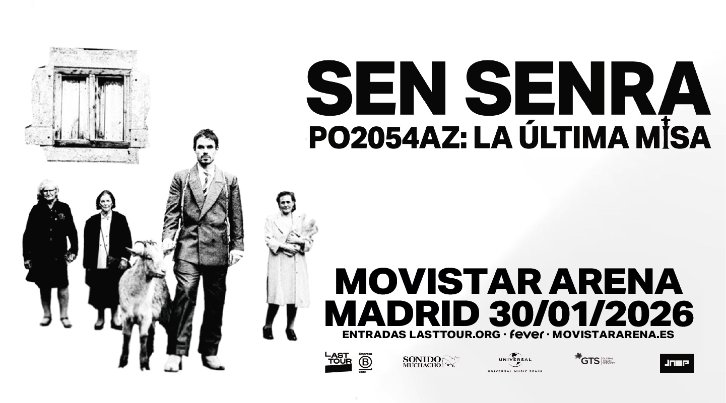 Sen Senra: Concierto en Movistar Arena - Madrid, 30 de enero de 2026 | Entradas Oficiales
