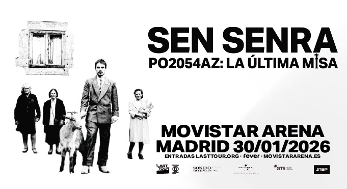 Sen Senra: Concierto en Movistar Arena - Madrid, 30 de enero de 2026 | Entradas Oficiales