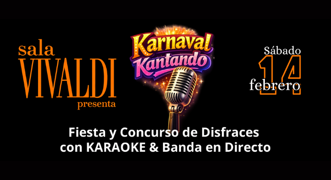 Karnaval Kantando: Show en Sala Vivaldi, Barcelona, 14/02/2026 | Entradas Oficiales