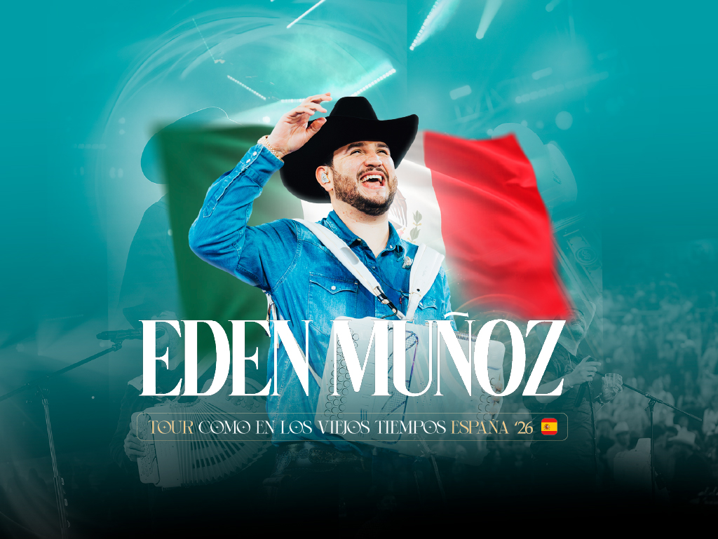 Entradas Edén Muñoz Sevilla · Sala Custom 5 junio 2026 | Baila.fm
