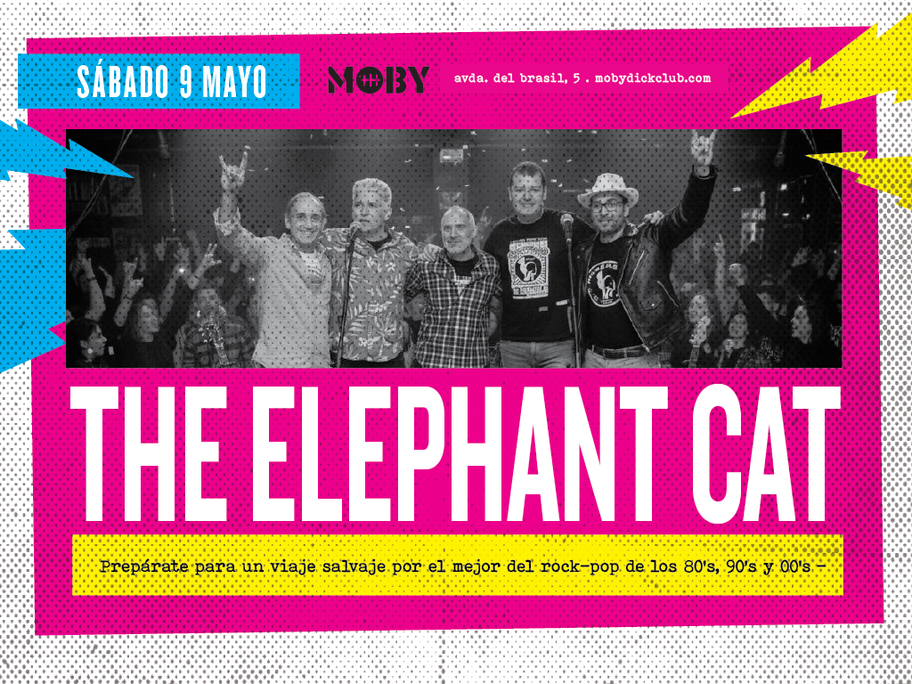 Verbena en La Ballena con The Elephant Cat en Moby Dick | Entradas oficiales
