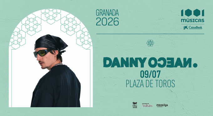 Danny Ocean: Concierto en Granada, 9 de julio | Entradas Oficiales